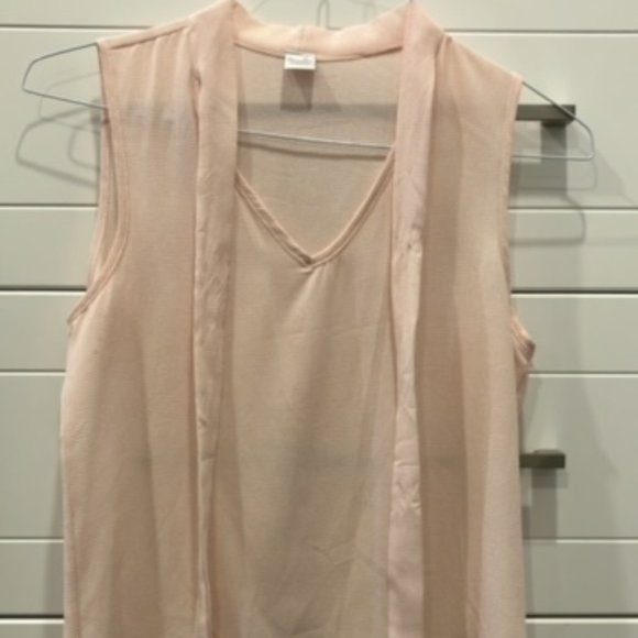 Twik Baby Pink Sleeveless Blouse, S, FREE with any purchase - Picture 1 of 1